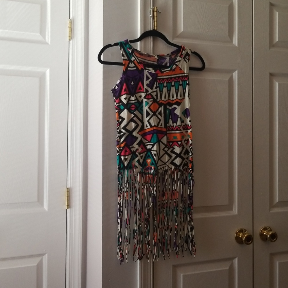 Aztec  Fringe Bottom Tank